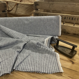 Linnen katoen denim stripes