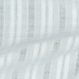 Cotton voile dobby stripes