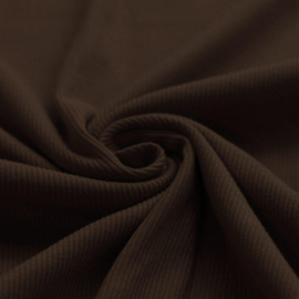 Rib tricot chocolate