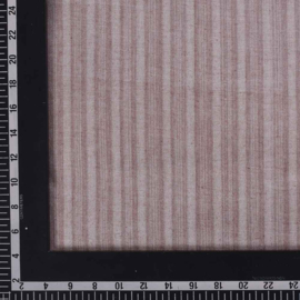 Indian handloom cotton stripe reddish brown