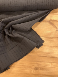 Cotton seersucker black