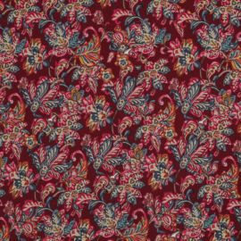 Viscose indian burgundy
