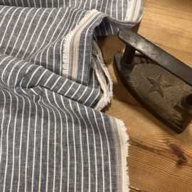 Linnen katoen denim stripes