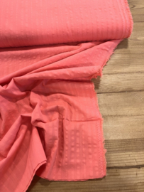 Cotton seersucker raspberry pink