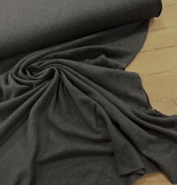 Tricot linnen viscose blend off-black