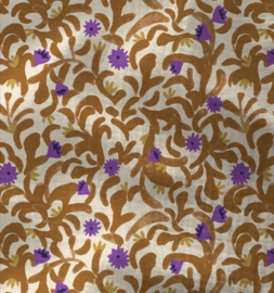 Double gauze Nalini Violet