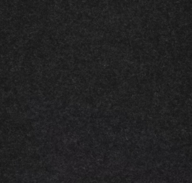 Mantelstof wol kaban dark grey melange