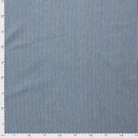 Denim strepen indigo