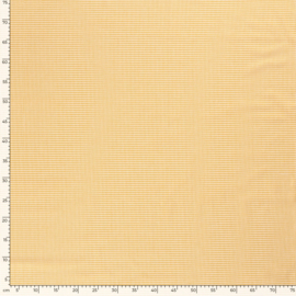 Yarn dyed poplin mini gingham oker