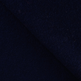 100% boiled wool navy