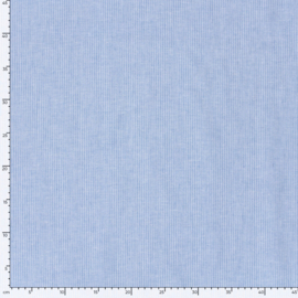 Linnenkatoen chambray fine stripes