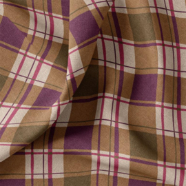 Cotton canvas Tinsley green violet