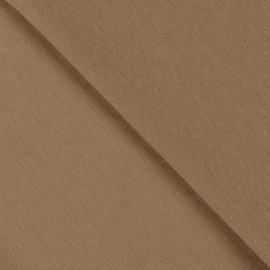 Boordstof cotton taupe