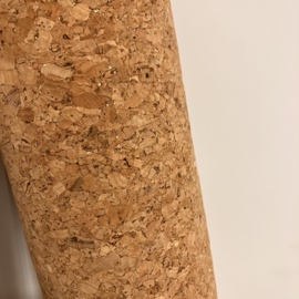 Kurkstof gouden glitter