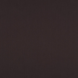 Popeline katoen dark brown