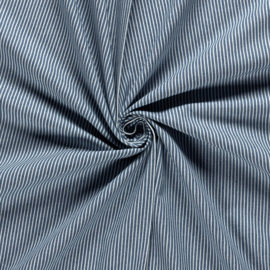 Denim strepen indigo
