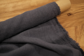 Soft indigo 250 stonewashed linen