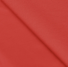 French terry bright red