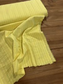 Cotton seersucker soft yellow