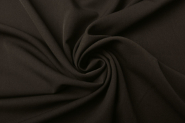 Gabardine viscose marron