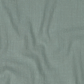 Slub cotton gauze dark mint