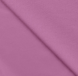 French terry cotton violet