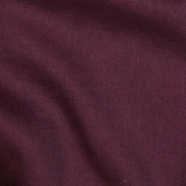 Lightweight linen aubergine