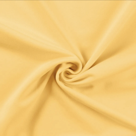 French terry cotton soft yellow