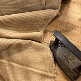 Corduroy cotton stretch 6W camel
