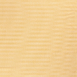 Yarn dyed poplin mini gingham oker