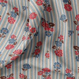 Cotton canvas french flowers