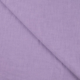 Stonewashed structured linnen lila