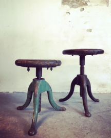 Antique industrial stool