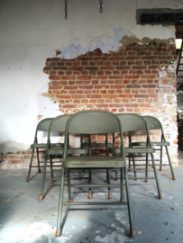 Vintage army folding chair