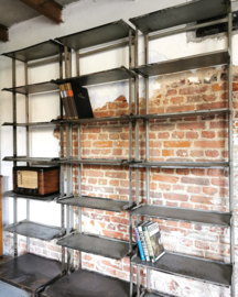 Industrial steel shelving