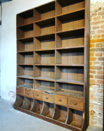 Antique french grocery cabinet