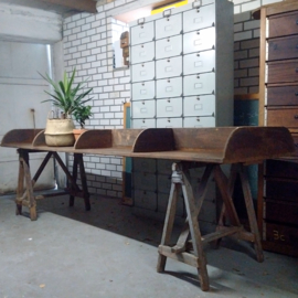 Antique wooden worktable