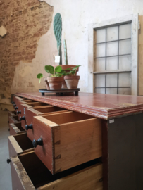 Antique small apothecary cabinet