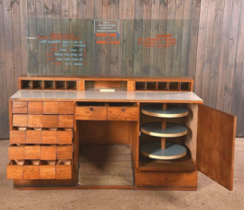 1950's apothecary cabinet/desk