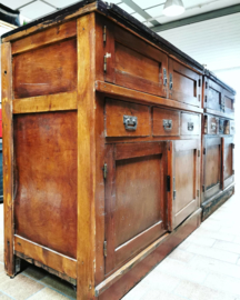 vintage shop display cabinet