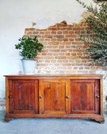 Antique sliding door cupboard