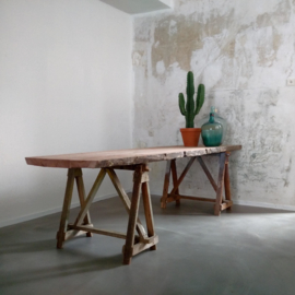 Industrial dining table