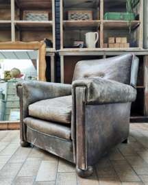 Vintage leather armchair