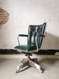 Vintage Gispen president 357 PQR office chair