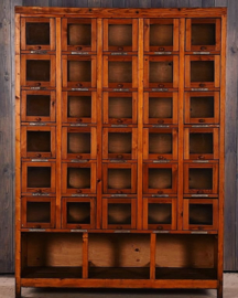Antique flap cabinet