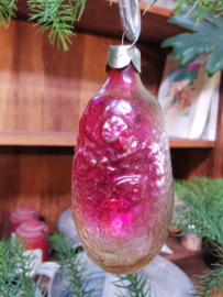 vintage glass ornament hedgehog