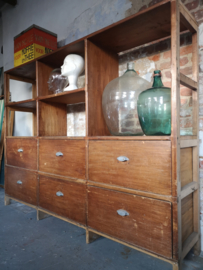Vintage drawercabinet/bookcase
