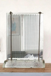 Glass radiator/lamp ~ art deco ~ model radiaver ~