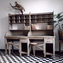 Vintage postal cabinet/desk