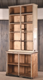 Old wooden shop cabinet